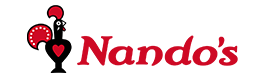 Nando's restaurant refrigeration partner logo on transparent background